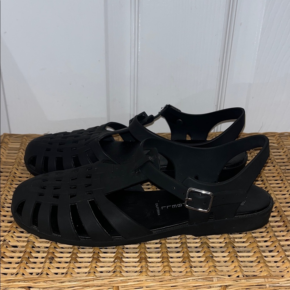 JEFFREY CAMPBELL Havana Last rubber fisherman sandals